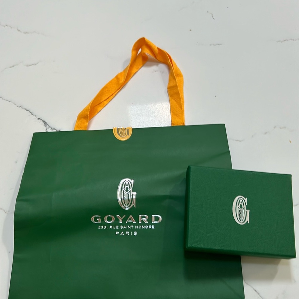 Goyard shopping bag and wallet box both just one your choice